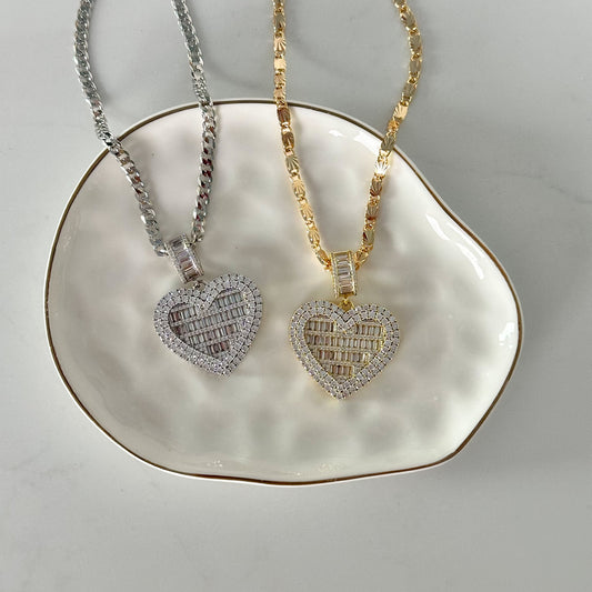 Isabella heart necklace
